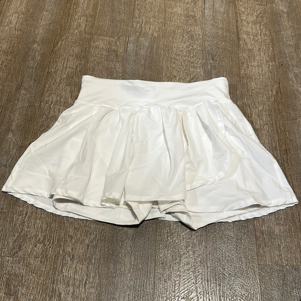 White JoyLab Tennis Skort